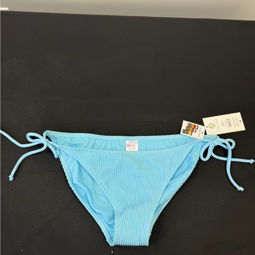 No Boundaries Sky Blue Swim Bottom